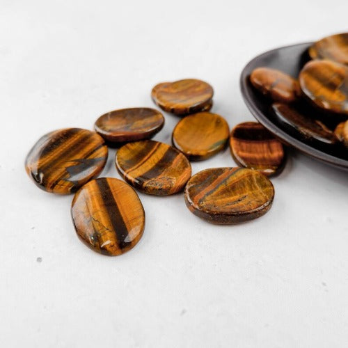 tiger eye worry stone