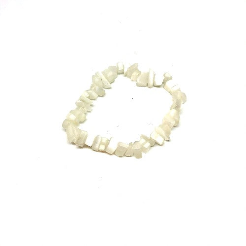 Moonstone Chip Stretch Bracelet