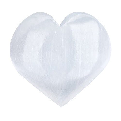 Heart Shaped Selenite Stone
